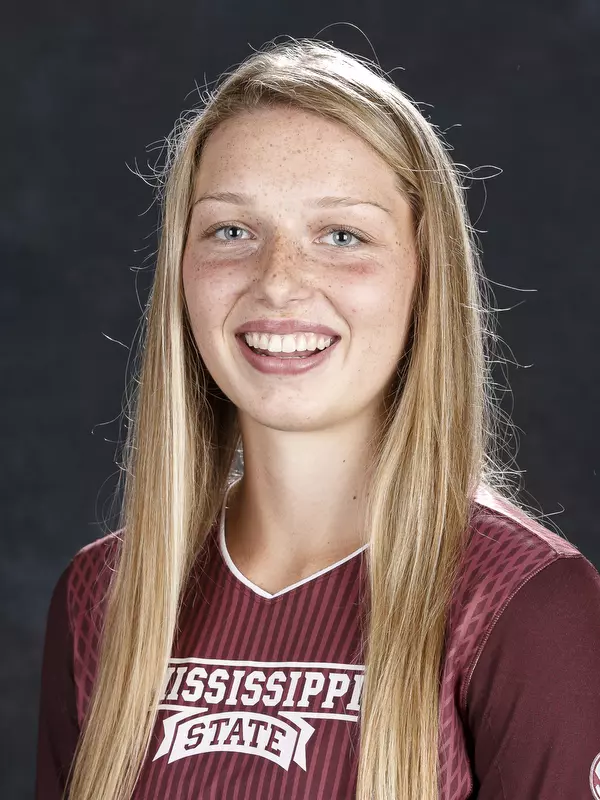 STARKVILLE, MS - July 26, 2016 - Mississippi State Outside Hitter Emily Hill (#16) headshot taken at Mississippi State University in Starkville, MS. Photo By Kelly Price