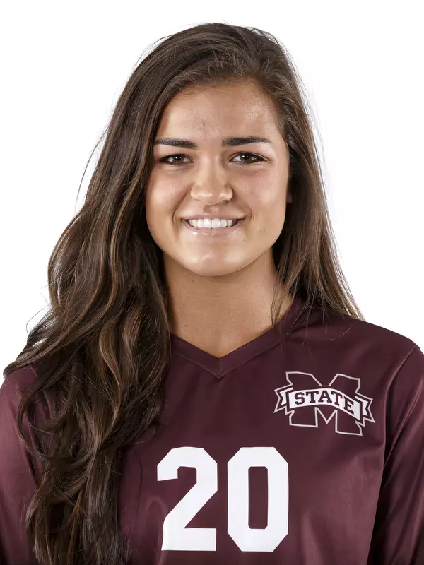 STARKVILLE, MS - July 11, 2018 - Mississippi State Outside Hitter Madelyn Kelly (#20) headshot taken at Mississippi State University in Starkville, MS. Photo By Kelly Donoho