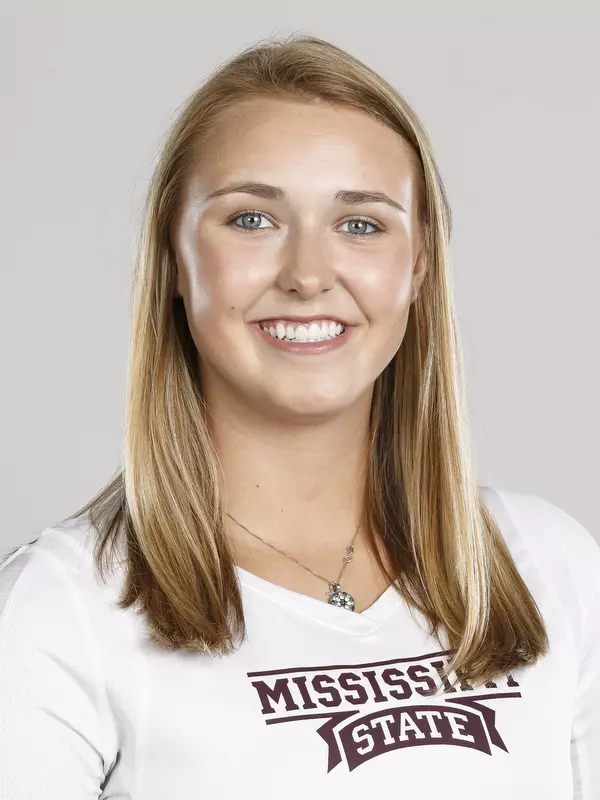 STARKVILLE, MS - July 06, 2017 - Mississippi State Right Setter Sara Maddox (#14) headshot taken at Mississippi State University in Starkville, MS. Photo By Kelly Price