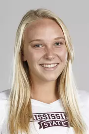 STARKVILLE, MS - July 06, 2017 - Mississippi State Middle Blocker/Right Setter Maddi Penrod (#16) headshot taken at Mississippi State University in Starkville, MS. Photo By Kelly Price