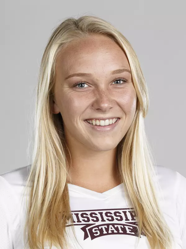 STARKVILLE, MS - July 06, 2017 - Mississippi State Middle Blocker/Right Setter Maddi Penrod (#16) headshot taken at Mississippi State University in Starkville, MS. Photo By Kelly Price