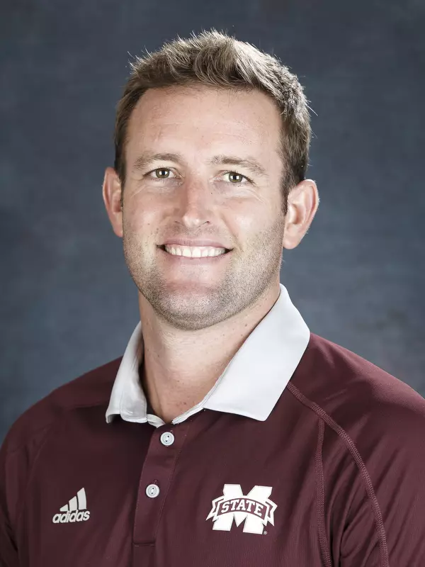 STARKVILLE, MS - January 13, 2017 - Mississippi State Men’s Tennis Head Coach Matt Roberts headshot taken at Mississippi State University in Starkville, MS. Photo By Austin Perryman