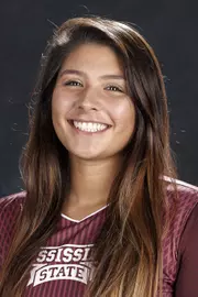 STARKVILLE, MS - July 26, 2016 - Mississippi State Setter Blossom Sato (#22) headshot taken at Mississippi State University in Starkville, MS. Photo By Kelly Price
