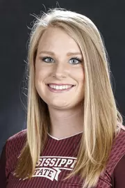 STARKVILLE, MS - July 26, 2016 - Mississippi State Outside Hitter Evie Grace Singleton (#8) headshot taken at Mississippi State University in Starkville, MS. Photo By Kelly Price