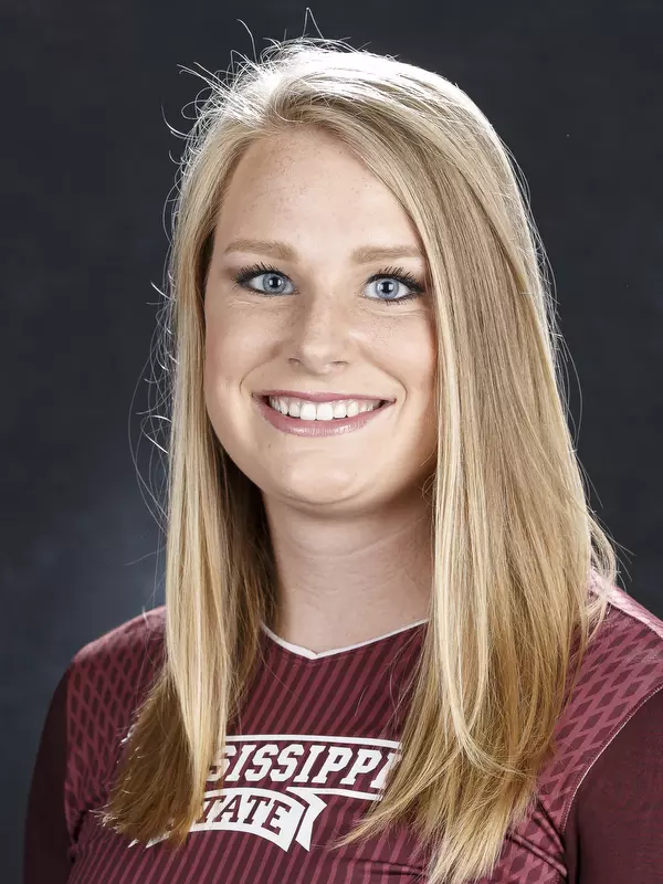 STARKVILLE, MS - July 26, 2016 - Mississippi State Outside Hitter Evie Grace Singleton (#8) headshot taken at Mississippi State University in Starkville, MS. Photo By Kelly Price