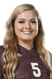 STARKVILLE, MS - JULY 08, 2019 - Mississippi State Right Setter Brooklyn Lochner (#5) headshot in Starkville, MS. Photo By Aaron Cornia