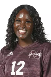 STARKVILLE, MS - JULY 08, 2019 - Mississippi State Outside Hitter Paige Shaw (#12) headshot in Starkville, MS. Photo By Aaron Cornia