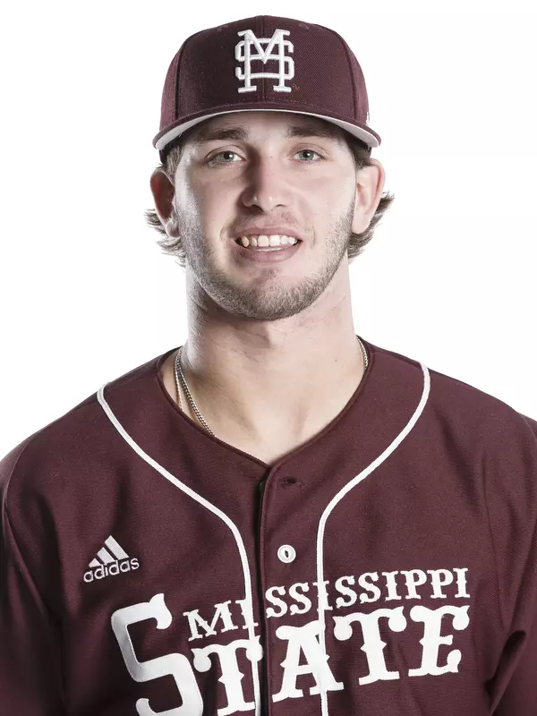 STARKVILLE, MS - December 01, 2015 - Mississippi State Infielder Luke Alexander (#6) headshot taken at Mississippi State University in Starkville, MS. Photo By Kelly Price