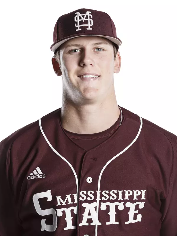 STARKVILLE, MS - December 01, 2015 - Mississippi State Outfielder Brant Blaylock (#53) headshot taken at Mississippi State University in Starkville, MS. Photo By Kelly Price