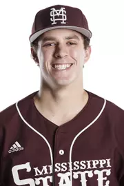 STARKVILLE, MS - December 01, 2015 - Mississippi State Pitcher Daniel Brown (#49) headshot taken at Mississippi State University in Starkville, MS. Photo By Kelly Price