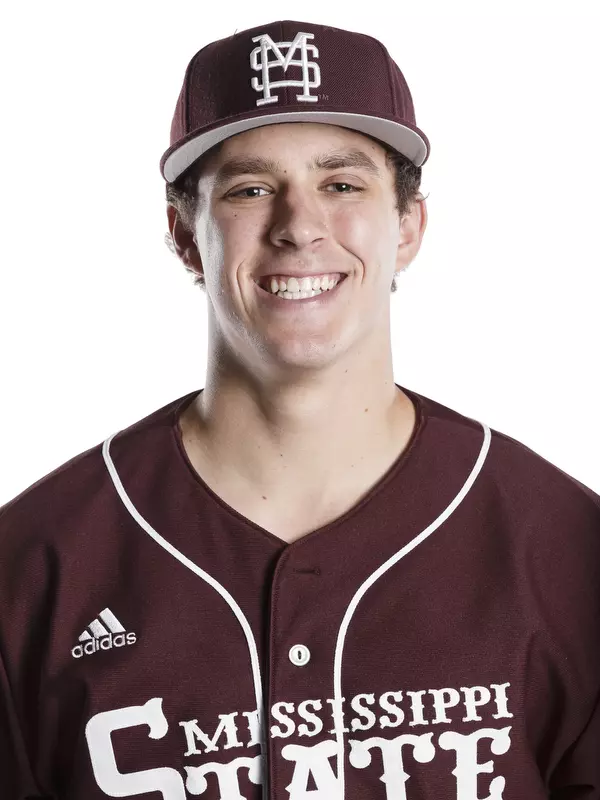 STARKVILLE, MS - December 01, 2015 - Mississippi State Pitcher Daniel Brown (#49) headshot taken at Mississippi State University in Starkville, MS. Photo By Kelly Price