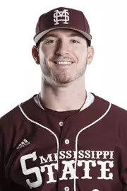 STARKVILLE, MS - December 01, 2015 - Mississippi State Catcher/Infielder Gavin Collins (#8) headshot taken at Mississippi State University in Starkville, MS. Photo By Kelly Price