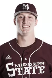STARKVILLE, MS - December 01, 2015 - Mississippi State Pitcher Ryan Cyr (#28) headshot taken at Mississippi State University in Starkville, MS. Photo By Kelly Price