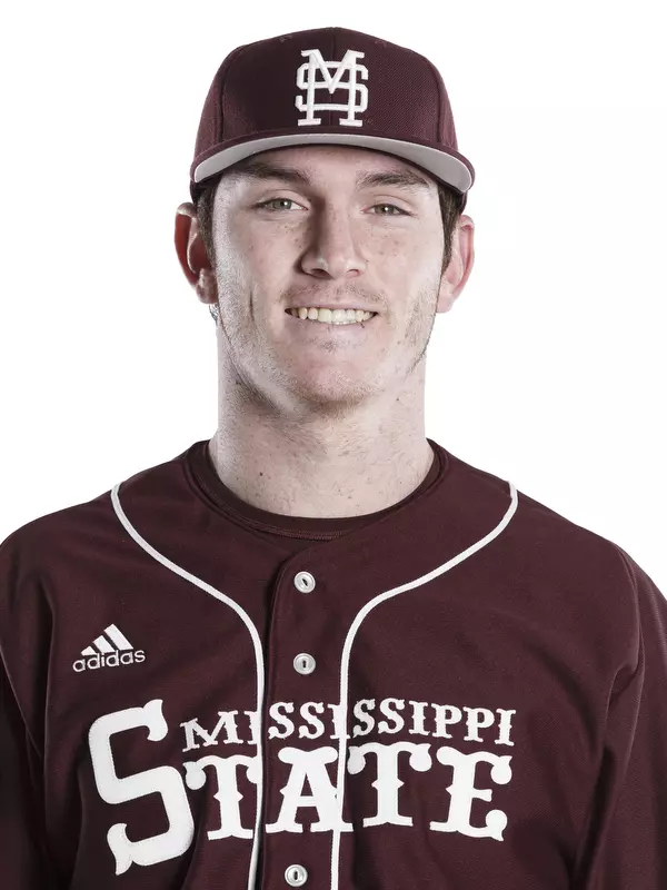 STARKVILLE, MS - December 01, 2015 - Mississippi State Pitcher Parker Ford (#33) headshot taken at Mississippi State University in Starkville, MS. Photo By Kelly Price