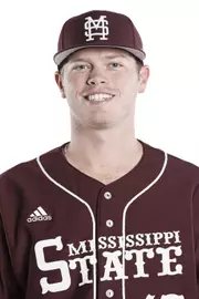 STARKVILLE, MS - December 01, 2015 - Mississippi State Pitcher Miles Gentry (#47) headshot taken at Mississippi State University in Starkville, MS. Photo By Kelly Price
