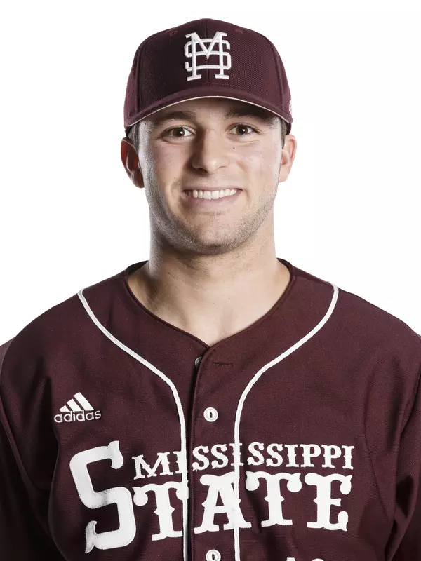 STARKVILLE, MS - December 01, 2015 - Mississippi State Infielder Ryan Gridley (#10) headshot taken at Mississippi State University in Starkville, MS. Photo By Kelly Price
