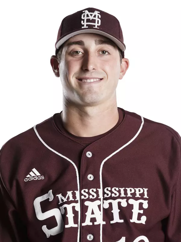 STARKVILLE, MS - December 01, 2015 - Mississippi State Outfielder/Infielder/Pitcher Reid Humphreys (#12) headshot taken at Mississippi State University in Starkville, MS. Photo By Kelly Price