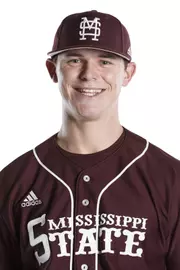 STARKVILLE, MS - December 01, 2015 - Mississippi State Catcher Jack Kruger (#35) headshot taken at Mississippi State University in Starkville, MS. Photo By Kelly Price