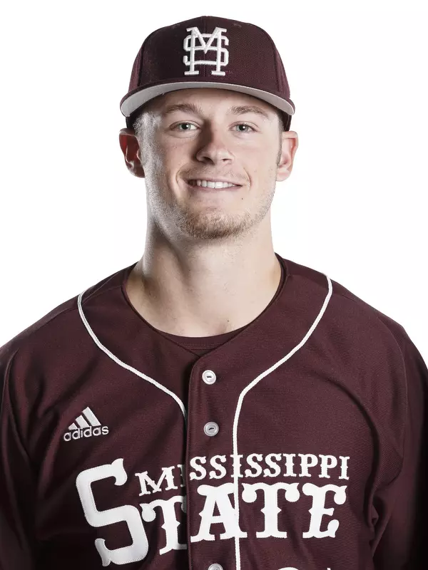 STARKVILLE, MS - December 01, 2015 - Mississippi State Pitcher Ryan Rigby (#31) headshot taken at Mississippi State University in Starkville, MS. Photo By Kelly Price