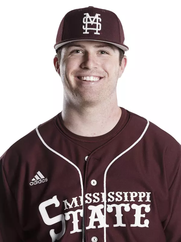 STARKVILLE, MS - December 01, 2015 - Mississippi State Pitcher Blake Smith (#42) headshot taken at Mississippi State University in Starkville, MS. Photo By Kelly Price