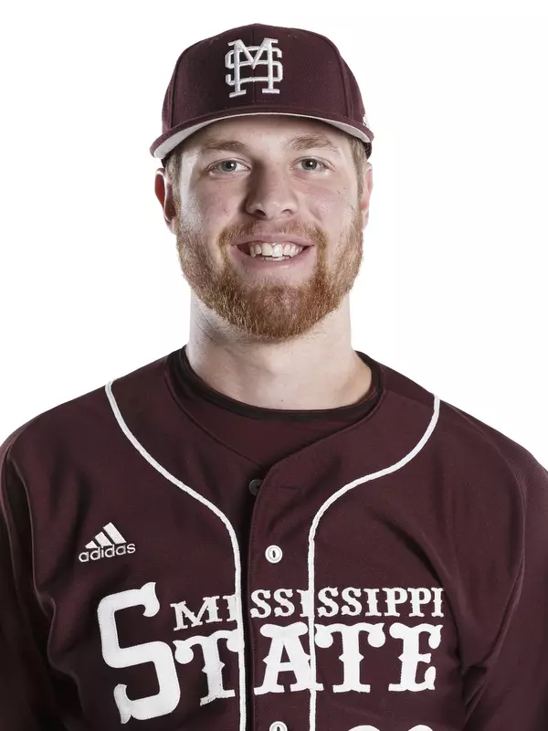 STARKVILLE, MS - December 01, 2015 - Mississippi State Pitcher Vance Tatum (#32) headshot taken at Mississippi State University in Starkville, MS. Photo By Kelly Price
