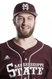 STARKVILLE, MS - December 01, 2015 - Mississippi State Pitcher Trent Waddell (#38) headshot taken at Mississippi State University in Starkville, MS. Photo By Kelly Price