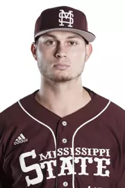 STARKVILLE, MS - December 01, 2015 - Mississippi State Pitcher Paul Young (#17) headshot taken at Mississippi State University in Starkville, MS. Photo By Kelly Price