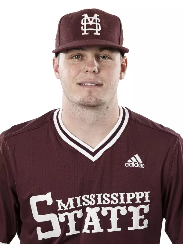 STARKVILLE, MS - January 17, 2019 - Mississippi State Infielder/Outfielder Tanner Allen (#5) headshot taken at Mississippi State University in Starkville, MS. Photo By Kelly Donoho