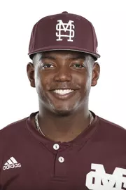 STARKVILLE, MS - November 14, 2017 - Mississippi State Outfielder Jordan Anderson (#9) headshot taken at Mississippi State University in Starkville, MS. Photo By Kelly Price