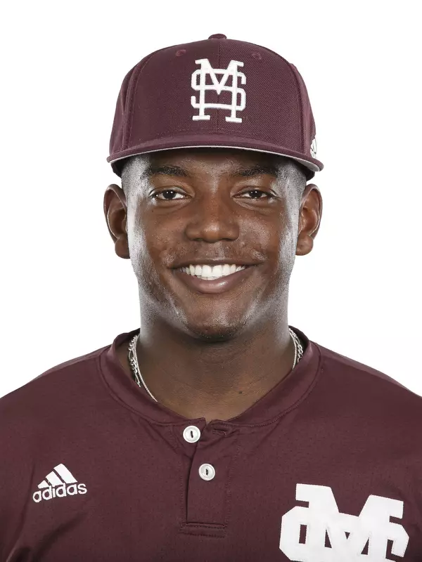 STARKVILLE, MS - November 14, 2017 - Mississippi State Outfielder Jordan Anderson (#9) headshot taken at Mississippi State University in Starkville, MS. Photo By Kelly Price