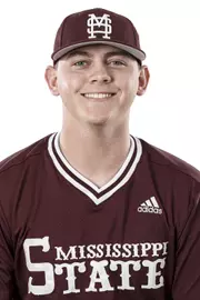 STARKVILLE, MS - January 17, 2019 - Mississippi State Pitcher Trysten Barlow (#46) headshot taken at Mississippi State University in Starkville, MS. Photo By Kelly Donoho
