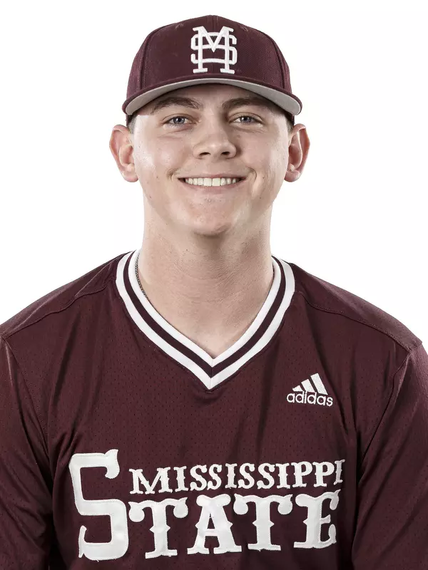 STARKVILLE, MS - January 17, 2019 - Mississippi State Pitcher Trysten Barlow (#46) headshot taken at Mississippi State University in Starkville, MS. Photo By Kelly Donoho