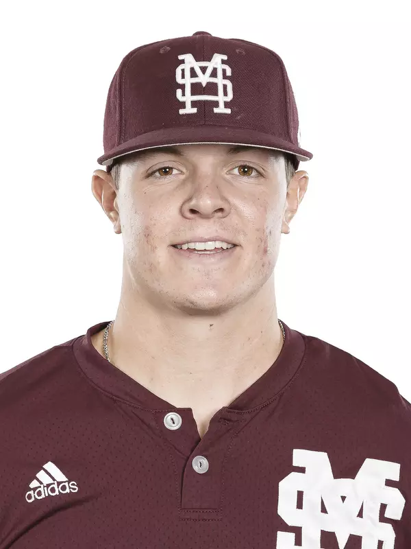 STARKVILLE, MS - November 15, 2017 - Mississippi State Pitcher Jacob Billingsley (#45) headshot taken at Mississippi State University in Starkville, MS. Photo By Kelly Price
