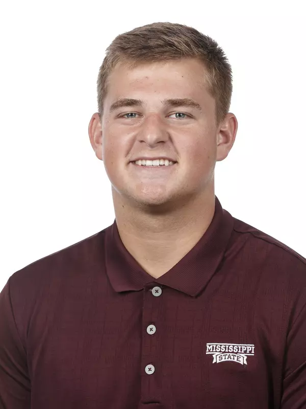 STARKVILLE, MS - June 19, 2019 - Mississippi State Long Snapper Paul Blackwell (#67) headshot taken at Mississippi State University in Starkville, MS. Photo By Aaron Cornia