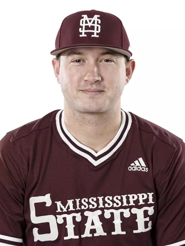 STARKVILLE, MS - January 17, 2019 - Mississippi State Pitcher Kale Breaux (#43) headshot taken at Mississippi State University in Starkville, MS. Photo By Trevor Birchett