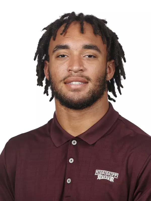 STARKVILLE, MS - June 19, 2019 - Mississippi State Linebacker Aaron Brule (#18) headshot taken at Mississippi State University in Starkville, MS. Photo By Aaron Cornia