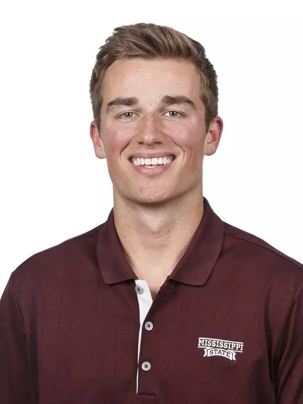 STARKVILLE, MS - June 19, 2019 - Mississippi State Quarterback Logan Burnett (#17) headshot taken at Mississippi State University in Starkville, MS. Photo By Aaron Cornia
