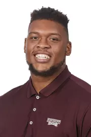 STARKVILLE, MS - June 19, 2019 - Mississippi State Offensive Lineman Tommy Champion (#70) headshot taken at Mississippi State University in Starkville, MS. Photo By Aaron Cornia