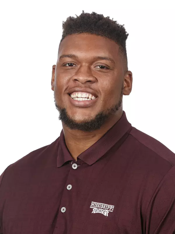 STARKVILLE, MS - June 19, 2019 - Mississippi State Offensive Lineman Tommy Champion (#70) headshot taken at Mississippi State University in Starkville, MS. Photo By Aaron Cornia