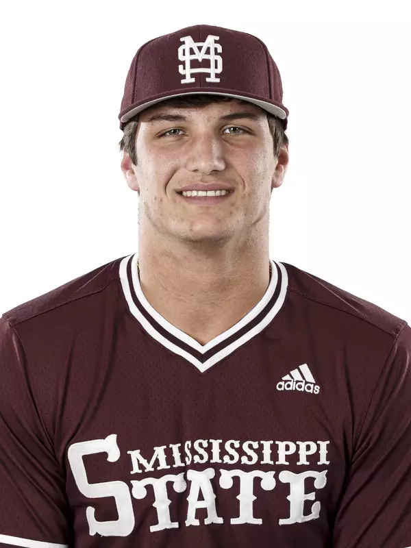 STARKVILLE, MS - January 17, 2019 - Mississippi State Outfielder Brad Cumbest (#33) headshot taken at Mississippi State University in Starkville, MS. Photo By Trevor Birchett