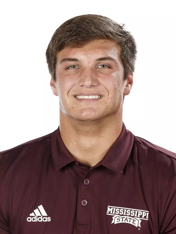 STARKVILLE, MS - June 19, 2019 - Mississippi State Tight End Brad Cumbest (#25) headshot taken at Mississippi State University in Starkville, MS. Photo By Kelly Donoho