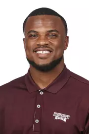 STARKVILLE, MS - June 19, 2019 - Mississippi State Wide Receiver Malik Dear (#9) headshot taken at Mississippi State University in Starkville, MS. Photo By Aaron Cornia