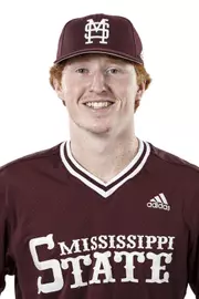 STARKVILLE, MS - January 17, 2019 - Mississippi State Pitcher JP Elkins (#38) headshot taken at Mississippi State University in Starkville, MS. Photo By Kelly Donoho