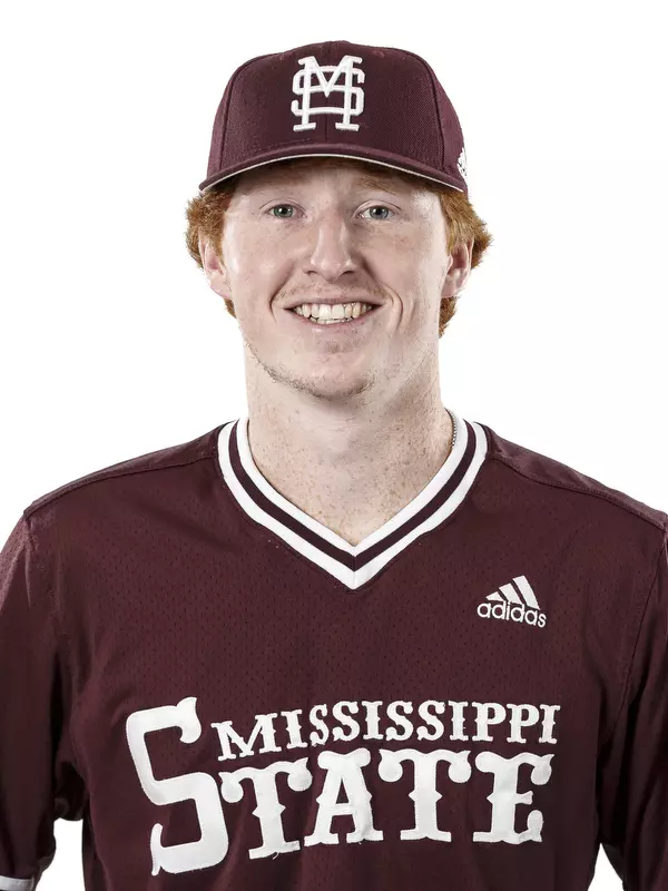 STARKVILLE, MS - January 17, 2019 - Mississippi State Pitcher JP Elkins (#38) headshot taken at Mississippi State University in Starkville, MS. Photo By Kelly Donoho
