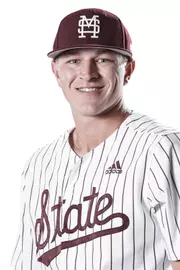 STARKVILLE, MS - October 21, 2019 - Mississippi State Pitcher Jaxen Forrester (#40) headshot taken at the Holliman Athletic Center at Mississippi State University in Starkville, MS. Photo By Aaron Cornia