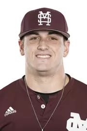 STARKVILLE, MS - November 14, 2017 - Mississippi State Pitcher JP France (#28) headshot taken at Mississippi State University in Starkville, MS. Photo By Kelly Price