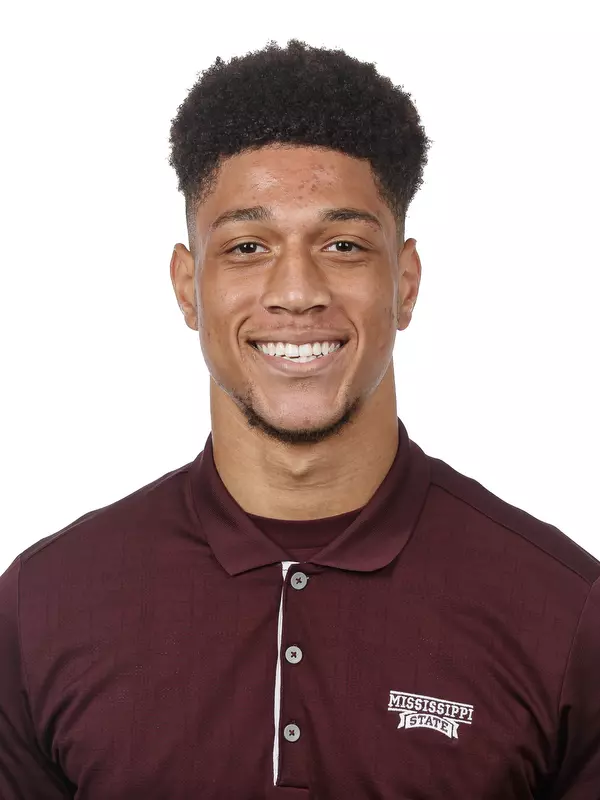 STARKVILLE, MS - June 19, 2019 - Mississippi State Wide Receiver Cameron Gardner (#18) headshot taken at Mississippi State University in Starkville, MS. Photo By Aaron Cornia