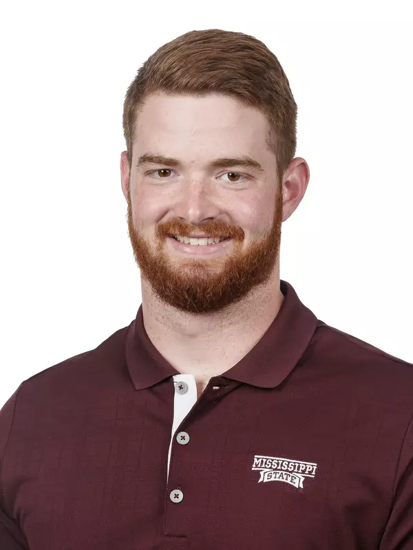 STARKVILLE, MS - June 19, 2019 - Mississippi State Tight End John Garner (#57) headshot taken at Mississippi State University in Starkville, MS. Photo By Aaron Cornia