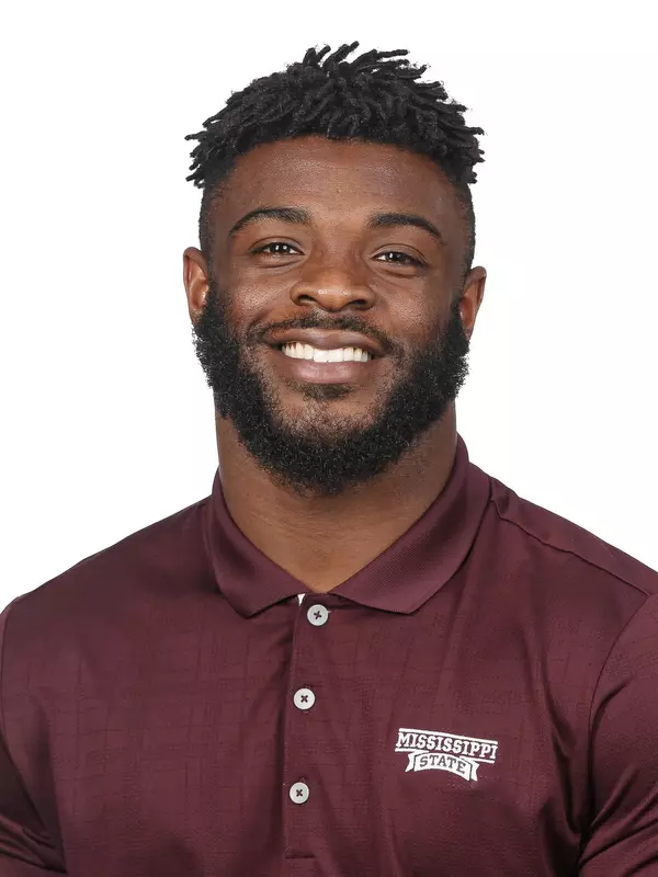 STARKVILLE, MS - June 19, 2019 - Mississippi State Running Back Nick Gibson (#21) headshot taken at Mississippi State University in Starkville, MS. Photo By Aaron Cornia