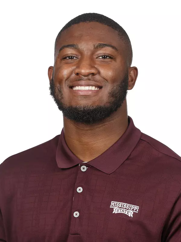 STARKVILLE, MS - June 19, 2019 - Mississippi State Tight End Farrod Green (#82) headshot taken at Mississippi State University in Starkville, MS. Photo By Aaron Cornia